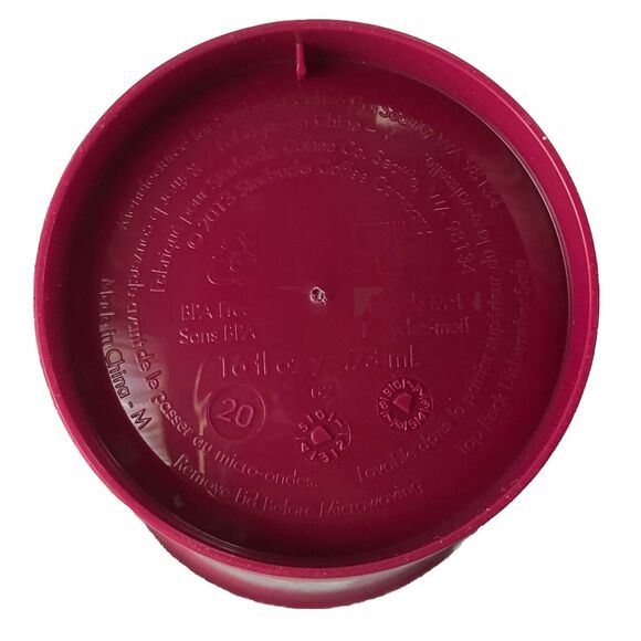 Starbucks 2013 Holiday Abstract Reusable Coffee Cup New - Picture 7 of 8